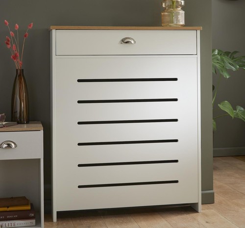 Cream radiator cover - radiator,