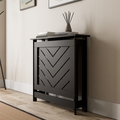Radiator cover black - radiator, modern