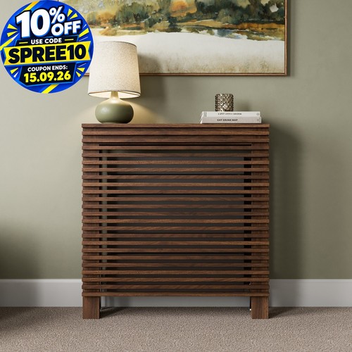 Radiator cover walnut - walnut, modern