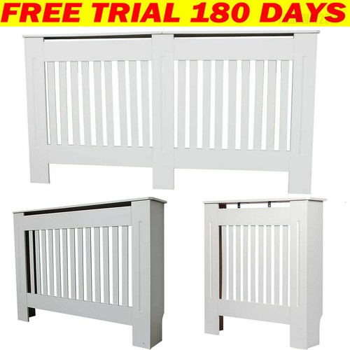 White wood radiator cover - wood,
