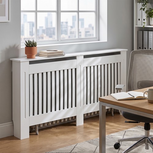 White radiator cover mdf - radiator, small