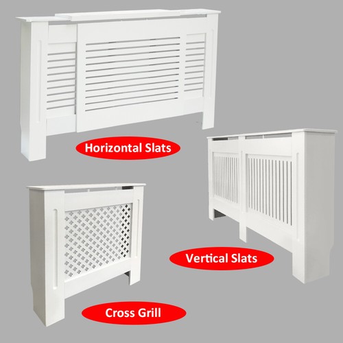 Radiator cover white - cover,