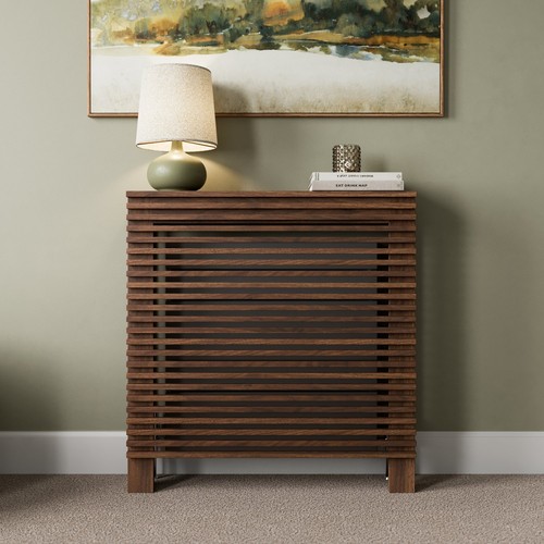 Radiator cover walnut modern - radiator,