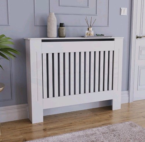 White radiator cover - cover, small