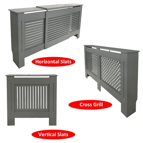 Grey traditional radiator - grey,