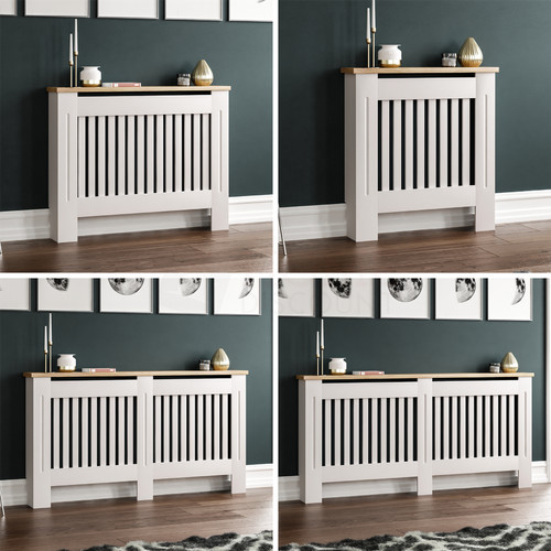 Arlington radiator cover - cover, white